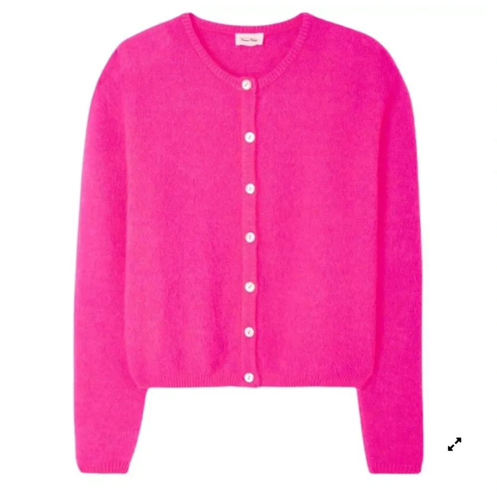 American Vintage Neon Pink Cardigan - Picture 1 of 6